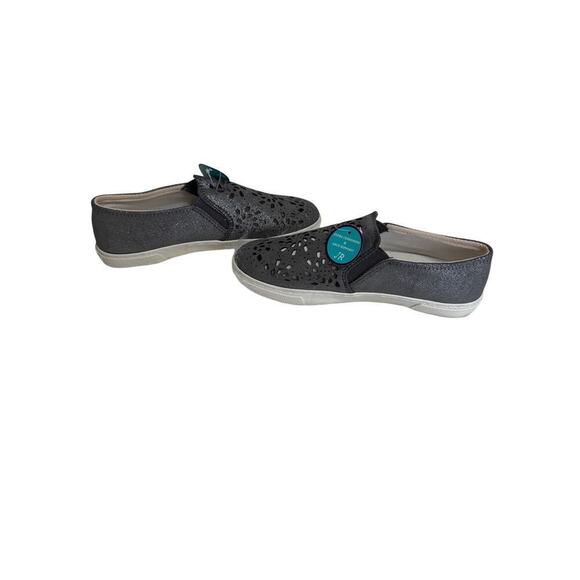 Jack Rogers NWT Violet Sneakers Women's 6.5 Metallic Laser Cut Shoes Comfort - Picture 8 of 10